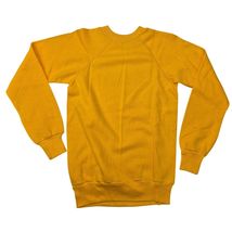 Vtg 90s Deadstock Mr President Gold Fleece Lined Cotton/Acrylic Sweatshi... - $37.95