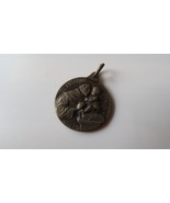 Vintage Silver St Anthony Saint Francis Religious Medal 2.5cm NB8 - €15,24 EUR