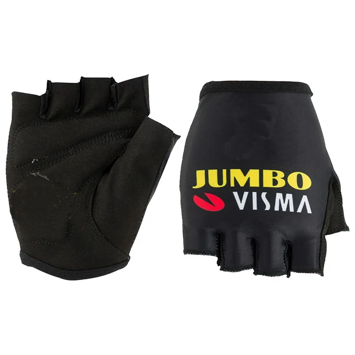 Sporting 2022 JUMBO VISMA  TEAM One Pair Sportings Half Finger Cycling  Gloves M - £37.36 GBP