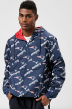 NFL New England Patriots Anorak Jacket mens size XL logo parka starter top shirt - £24.52 GBP