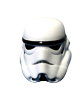 Star Wars Storm Trooper Coin Piggy Bank Ceramic Helmet Lucas Films White - $16.83