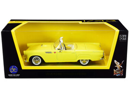 1955 Ford Thunderbird Convertible Yellow 1/43 Diecast Model Car by Road Signatur - £18.86 GBP