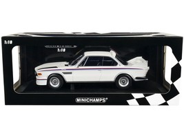 1973 BMW 3.0 CSL White with Red and Blue Stripes Limited Edition to 600 ... - £158.90 GBP