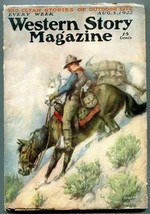 Western Story Magazine Pulp August 5 1922- Hastings cover VG - £74.95 GBP