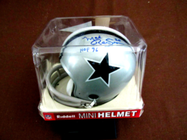 Mel Renfro # 20 Hof 1996 Sbc Dallas Cowboys Signed Auto Riddell Mini Helmet Jsa - £91.23 GBP