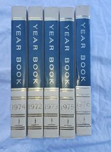 The World Book Encyclopedia Year Book Annual 5 Volume 1972 1973 1974 1975 1976 - £51.40 GBP