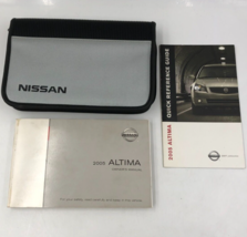 2005 Nissan Altima Owners Manual Handbook Set with Case OEM K03B37023 - £21.08 GBP