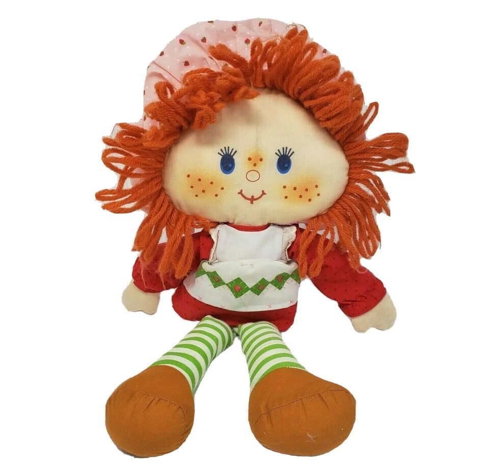 Primary image for 16" VINTAGE 1980 KENNER STRAWBERRY SHORTCAKE DOLL STUFFED ANIMAL PLUSH TOY SOFT