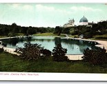 Yacht Lake Central Park New York City NY 1908 DB Postcard R4 - £4.06 GBP