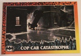 Batman Returns Trading Card #58 Cop Car Catastrophe Michael Keaton - £1.57 GBP