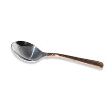 Prisha India Craft Hammered Design Steel Copper Tea Spoon, 5.50 Inch - £19.16 GBP