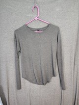 Athleta Heather Gray Long Sleeved Tunic Top Shirt Womens Sz Medium XS - $9.49