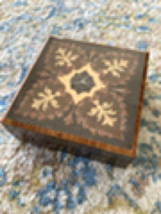 Collectible Decorative Wooden Box 4” X 4” - $24.99