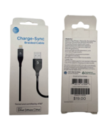 AT&amp;T USB-A Braided 4ft Cable for iPhone iPad iPod Certified 12 13 11 11p... - $231.81 MXN