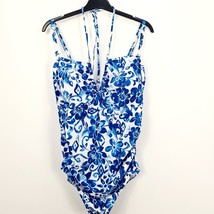 Yours - New with Tag - Batik Drawstring Criss Cross Swimsuit - UK 20  - $22.29