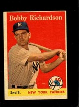 1958 Topps #101 Bobby Richardson Vgex Yankees *NY8730 - £12.62 GBP