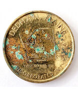 1976 Bicentennial Dedham Maine Coin Brass First Settled 1810 New England... - €14,68 EUR