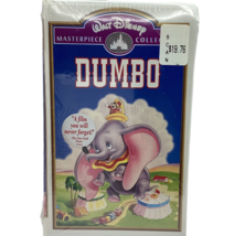 Disney Dumbo VHS Tape Movie Film Masterpiece Collection Vintage 90&#39;s Y2K Clam - £7.08 GBP