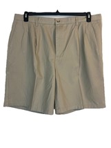 Men&#39;s Khaki Covington Pleated Dress Short. Size 42. 100% Cotton. - $29.80 CAD