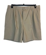 Men&#39;s Khaki Covington Pleated Dress Short. Size 42. 100% Cotton. - $29.68 CAD