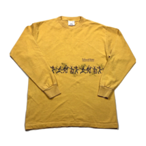 Schweitzer Ski Resort Idaho Double Sided Long Sleeve Yellow T-Shirt Size... - £23.52 GBP