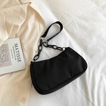 Fashion Women Underarm Bag Solid Nylon Chain  Bag Handbag Party Clutch  Handbags - £85.77 GBP