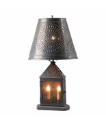 Harbor Table Lamp with Chisel Shade  in Kettle Black Tin - £292.65 GBP