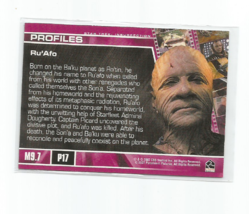 Ru&#39;afo Star Trek Insurrection 2007 Rittenhouse Profiles Insert Card #P17 - £3.97 GBP