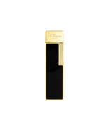 S.T. Dupont Twiggy Lighter Black Lacquer &amp; Gold - 030002 - $291.55
