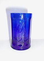 Mosser Glass Co. Logo Cobalt Blue Souvenir Shot Glass Cambridge, Ohio USA! - £19.14 GBP