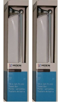 Moen DN8418CH Preston Towel Bar 18&#39;&#39; L Rod Aluminum, Chrome, Surface (2-... - €26,03 EUR