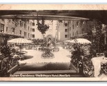 Italian Gardens Biltmore Hotel New York City NY NYC UNP WB Postcard W15 - $3.91