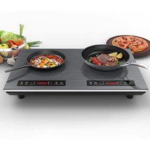 Double Induction Cooktop, 4000W Portable Induction Cooktop With Inductio... - £226.75 GBP