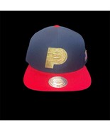Mitchell &amp; Ness Indiana Pacers SnapBack Hat Two Toned~EUC~RARE! - $24.99