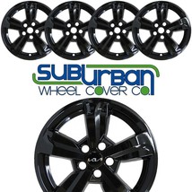 FITS 2021-2023 Kia Sorento LX 17&quot; 5 Spoke Rim Gloss Black Wheel Skins IMP-475BLK - £74.74 GBP