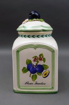 Villeroy &amp; Boch Germany French Garden Charm Prunus Domestica Lidded Jar ... - £78.62 GBP