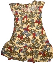 Hilo Hattie Mumu Dress with side pockets Colorful palm leaves print Size Large - £23.25 GBP