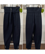 NWOT IRO Caelia High Waist Paperbag Trousers Pants $500 36 4 - $224.76 CAD