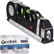 Laser Level Line Tool, Qooltek Multipurpose Cross Line Laser 8 feet Meas... - $34.85