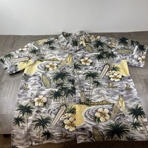 Royal Creations Hawaiian Shirt XXL Gray Surf - £12.40 GBP
