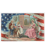 President George Washington Home Life Mt Vernon Patriotic 1909 postcard - £4.80 GBP