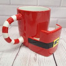 Santa Cookie Mug Christmas Cup Large Handle - $11.40