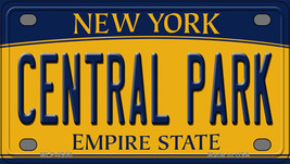 Central Park New York Novelty Mini Metal License Plate Tag - $14.95