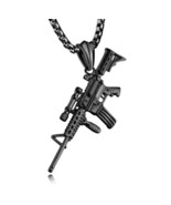 Army Dog Tag Pendant Necklace Military veterans Navy air force usmc Chain - $331.30 MXN