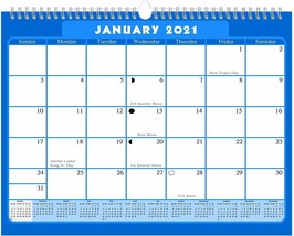 2021 Monthly Spiral-Bound Calendar - Edition #06 - £9.51 GBP