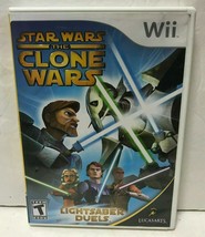 Star Wars The Clone Wars Lightsaber Duels Videogame Wii Complete - £0.92 GBP