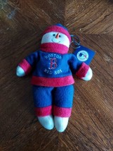 Boston Red Sox Snowman Plush Stuffed Animal Toy Christmas Mascot MLB Vintage New - £7.44 GBP