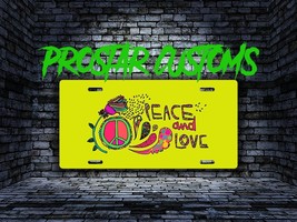 Peace and Love Custom Sublimated License Plate - £11.98 GBP