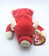 TY Beanie Babie Snort The Red Bull 9 inches DOB 5/15/1995 - £7.98 GBP