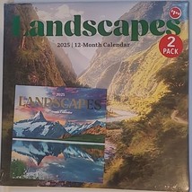 Landscapes 2 pack- 12 Month 2025 Wall Calendar and Mini Calendar  - £7.42 GBP